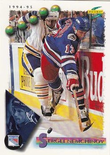 #14 Sergei Nemchinov - New York Rangers - 1994-95 Score Hockey