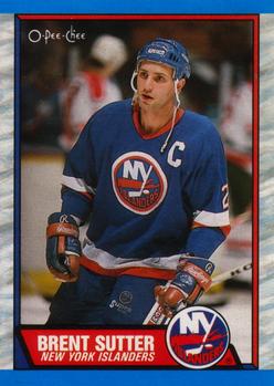 #14 Brent Sutter - New York Islanders - 1989-90 O-Pee-Chee Hockey