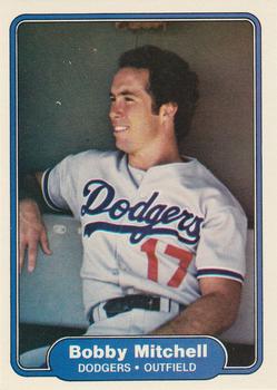 #14 Bobby Mitchell - Los Angeles Dodgers - 1982 Fleer Baseball