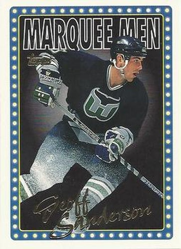 #14 Geoff Sanderson - Hartford Whalers - 1995-96 Topps Hockey