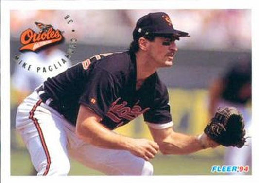 #14 Mike Pagliarulo - Baltimore Orioles - 1994 Fleer Baseball