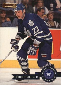 #14 Todd Gill - Toronto Maple Leafs - 1995-96 Donruss Hockey