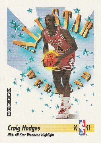 #314 Craig Hodges - Chicago Bulls - 1991-92 SkyBox Basketball