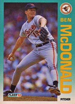 #14 Ben McDonald - Baltimore Orioles - 1992 Fleer Baseball