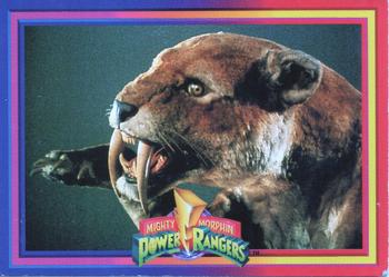#14 Sabertooth Tiger - 1994 Collect-A-Card Power Rangers