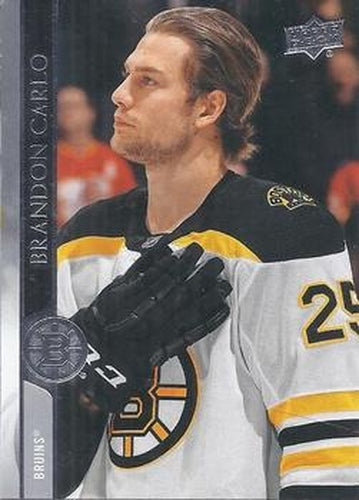 #14 Brandon Carlo - Boston Bruins - 2020-21 Upper Deck Hockey