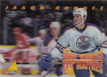 #McD-14 Jason Arnott - Edmonton Oilers - 1995-96 Pinnacle McDonald's Game Winners Hockey