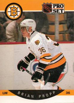 #14 Brian Propp - Boston Bruins - 1990-91 Pro Set Hockey