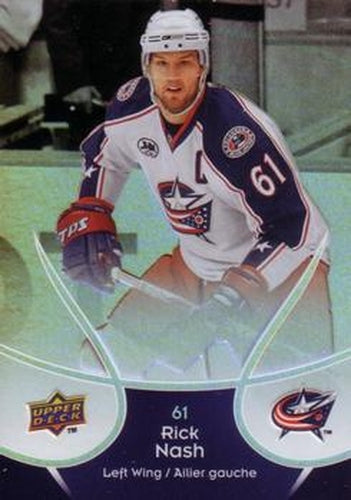 #14 Rick Nash - Columbus Blue Jackets - 2009-10 Upper Deck McDonald's Hockey