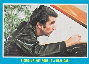 #14 Fixing Up Hot Rods Is a Real Gas! - 1976 O-Pee-Chee Happy Days