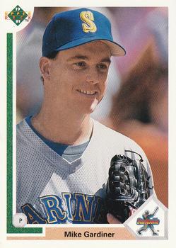 #14 Mike Gardiner - Seattle Mariners - 1991 Upper Deck Baseball