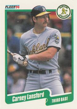 #14 Carney Lansford - Oakland Athletics - 1990 Fleer USA Baseball