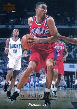 #14 Allan Houston - Detroit Pistons - 1995-96 Upper Deck Basketball