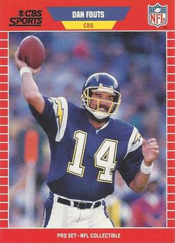#14 Dan Fouts - San Diego Chargers - 1989 Pro Set Football - Announcers