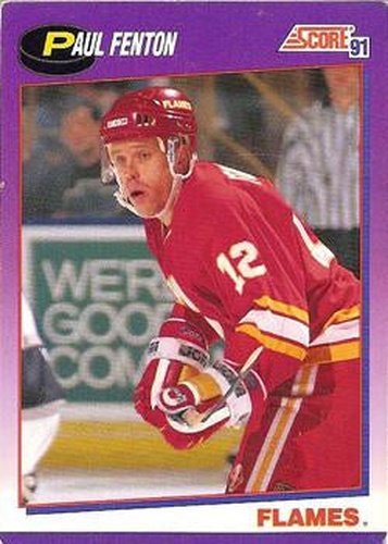 #14 Paul Fenton - Calgary Flames - 1991-92 Score American Hockey