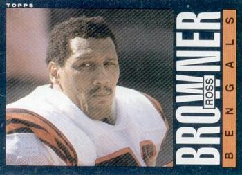 #214 Ross Browner - Cincinnati Bengals - 1985 Topps Football