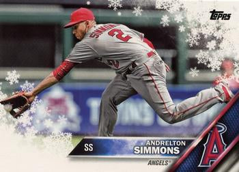 #HMW14 Andrelton Simmons - Los Angeles Angels - 2016 Topps Holiday Baseball