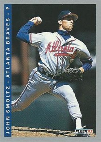 #14 John Smoltz - Atlanta Braves - 1993 Fleer Baseball