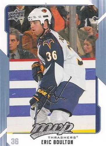 #14 Eric Boulton - Atlanta Thrashers - 2008-09 Upper Deck MVP Hockey