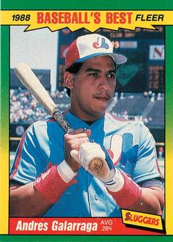 #14 Andres Galarraga - Montreal Expos - 1988 Fleer Baseball's Best Sluggers vs Pitchers