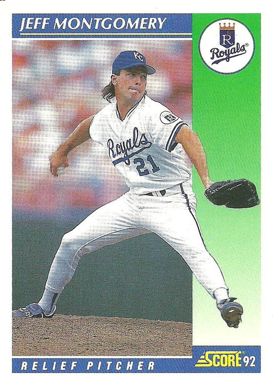 #14 Jeff Montgomery - Kansas City Royals - 1992 Score Baseball