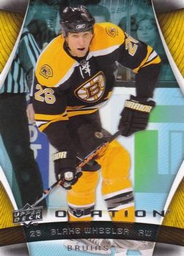 #14 Blake Wheeler - Boston Bruins - 2009-10 Upper Deck Ovation Hockey