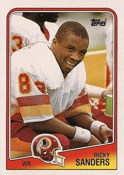 #14 Ricky Sanders - Washington Redskins - 1988 Topps Football