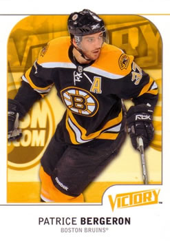 #14 Patrice Bergeron - Boston Bruins - 2009-10 Upper Deck Victory Hockey