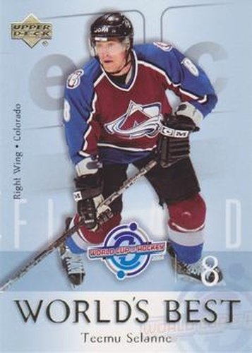 #WB14 Teemu Selanne - Colorado Avalanche - 2004-05 Upper Deck Hockey - World's Best