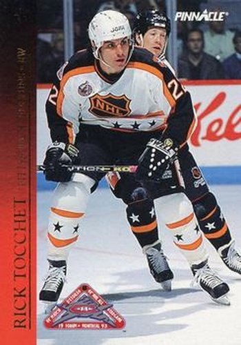 #14 Rick Tocchet - Pittsburgh Penguins - 1993-94 Score Canadian Hockey - Pinnacle All-Stars Canadian
