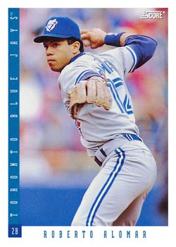 #14 Roberto Alomar - Toronto Blue Jays - 1993 Score Baseball