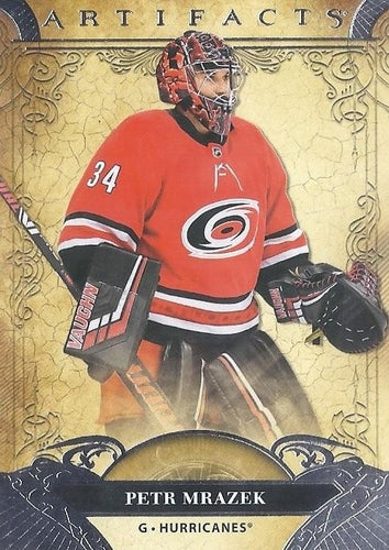 #14 Petr Mrazek - Carolina Hurricanes - 2020-21 Upper Deck Artifacts Hockey