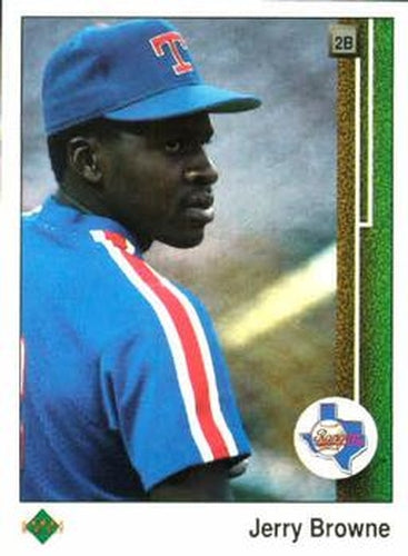 #314 Jerry Browne - Texas Rangers - 1989 Upper Deck Baseball
