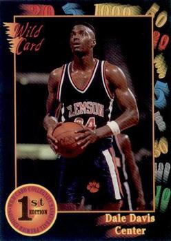#14 Dale Davis - Clemson Tigers - 1991-92 Wild Card Basketball