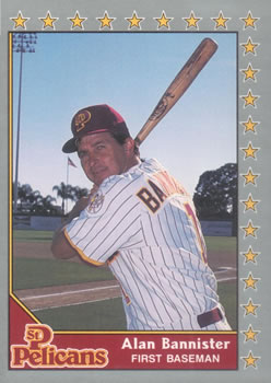 #14 Alan Bannister - St. Petersburg Pelicans - 1990 Pacific Senior League Baseball