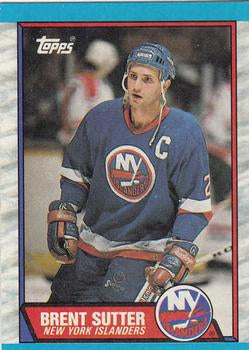 #14 Brent Sutter - New York Islanders - 1989-90 Topps Hockey