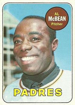 #14 Al McBean - San Diego Padres - 1969 Topps Baseball