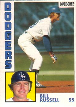 #14 Bill Russell - Los Angeles Dodgers - 1984 O-Pee-Chee Baseball