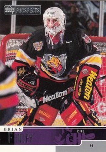 #14 Brian Finley - Barrie Colts - 1999-00 Upper Deck Prospects Hockey