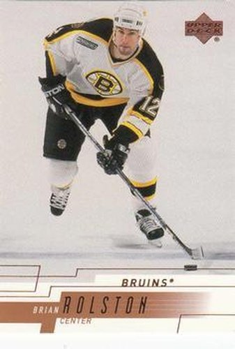 #14 Brian Rolston - Boston Bruins - 2000-01 Upper Deck Hockey
