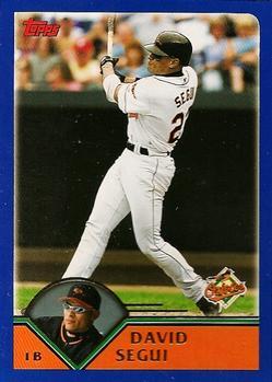 #14 David Segui - Baltimore Orioles - 2003 Topps Baseball