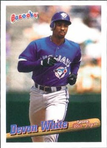 #14 Devon White - Toronto Blue Jays - 1996 Bazooka Baseball