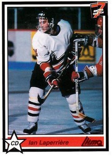 #14 Ian Laperriere - Drummondville Voltigeurs - 1990-91 7th Inning Sketch QMJHL Hockey