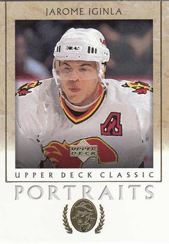 #14 Jarome Iginla - Calgary Flames - 2002-03 Upper Deck Classic Portraits Hockey