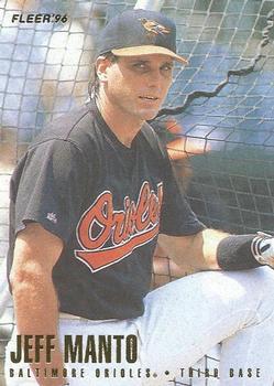 #14 Jeff Manto - Baltimore Orioles - 1996 Fleer Baseball