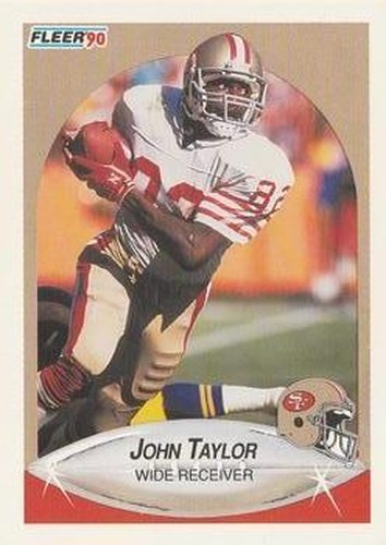 #14 John Taylor - San Francisco 49ers - 1990 Fleer Football
