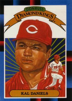 #14 Kal Daniels - Cincinnati Reds - 1988 Leaf Baseball