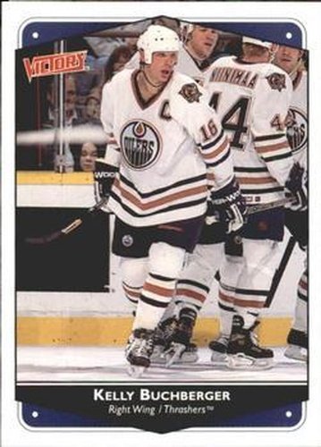 #14 Kelly Buchberger - Atlanta Thrashers - 1999-00 Upper Deck Victory Hockey
