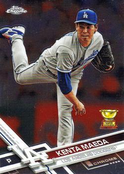 #14 Kenta Maeda - Los Angeles Dodgers - 2017 Topps Chrome Baseball