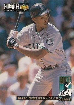 #14 Marc Newfield - Seattle Mariners - 1994 Collector's Choice Baseball